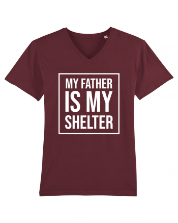 My Father Is My Shelter Burgundy