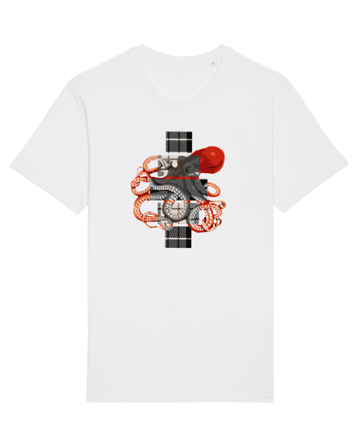 Tricou mânecă scurtă Unisex Rocker White