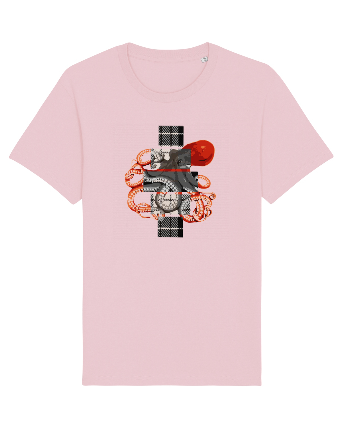 Tricou mânecă scurtă Unisex Rocker Cotton Pink