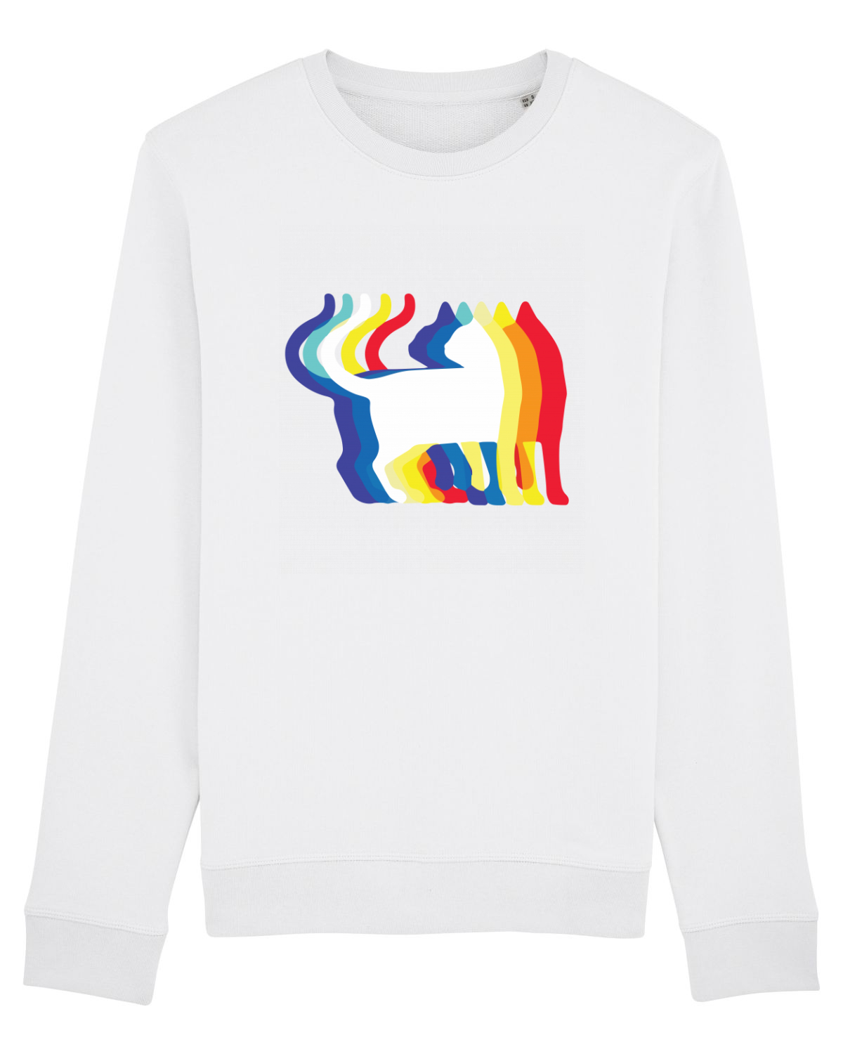 Bluză mânecă lungă Unisex Rise White