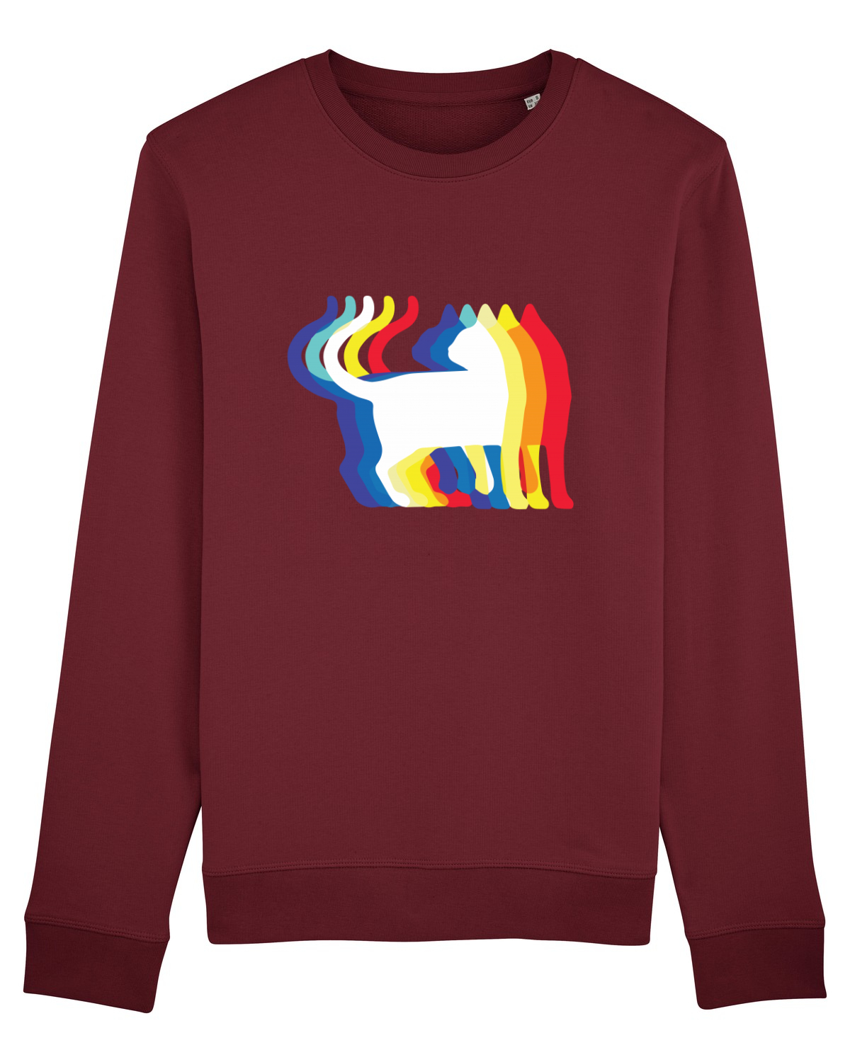 Bluză mânecă lungă Unisex Rise Burgundy