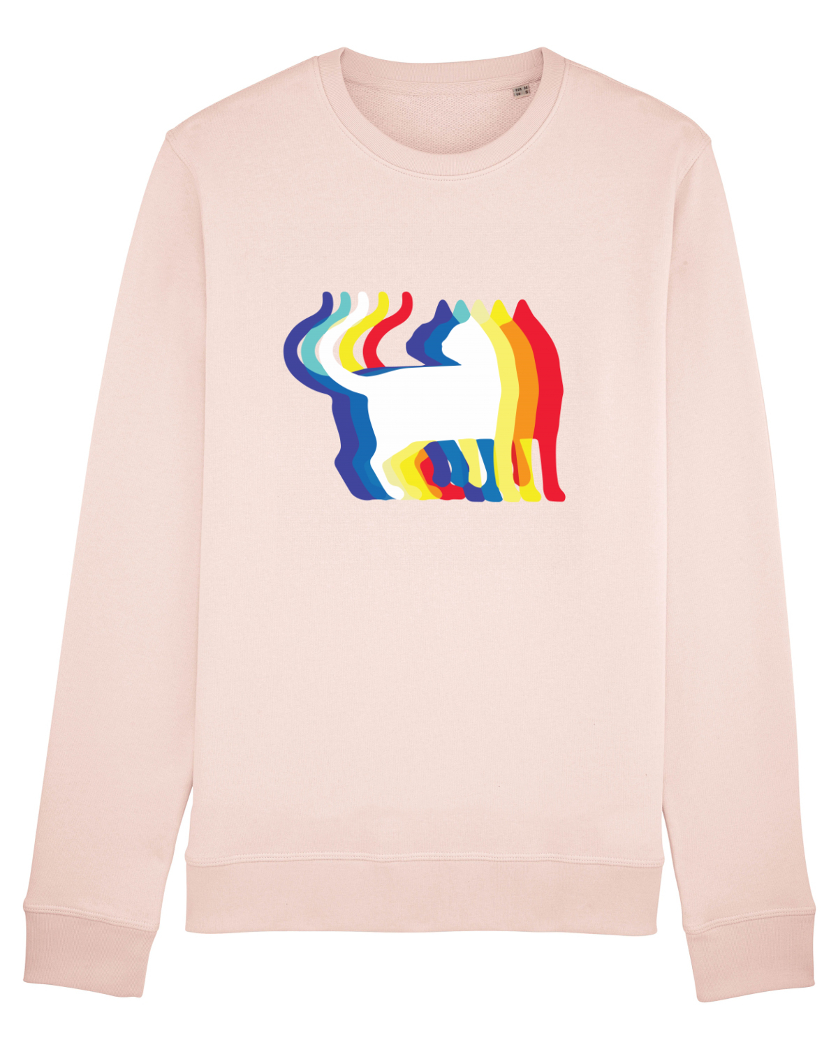 Bluză mânecă lungă Unisex Rise Candy Pink