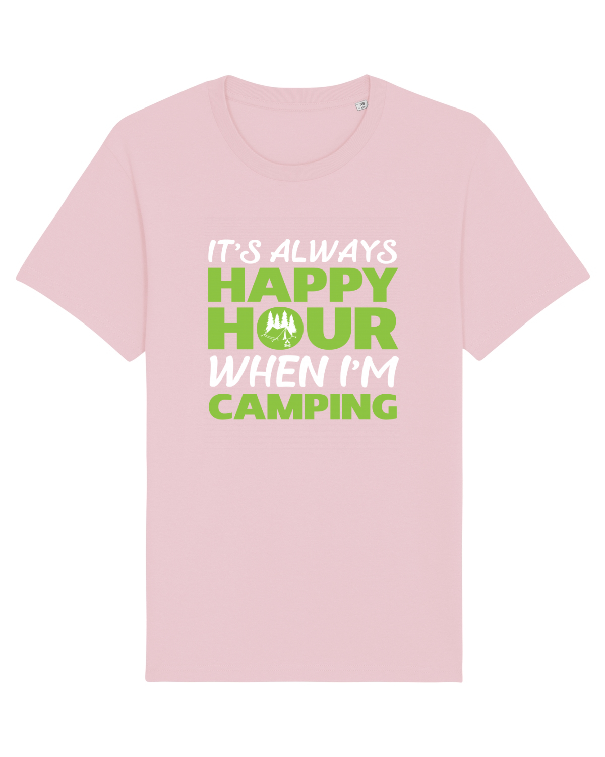 Tricou mânecă scurtă Unisex Rocker Cotton Pink