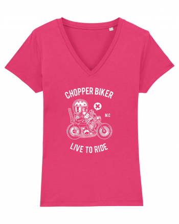 Chopper Biker White Raspberry