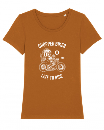 Chopper Biker White Roasted Orange