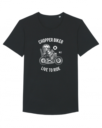 Chopper Biker White Black