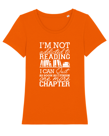READING BOOKS Bright Orange