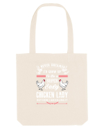 CHICKEN LADY Sacoșă textilă