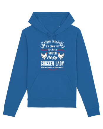 CHICKEN LADY Royal Blue
