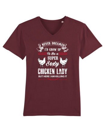 CHICKEN LADY Burgundy