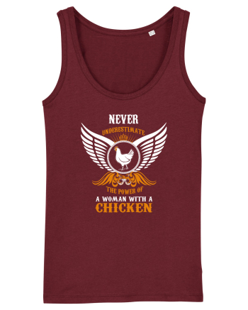 CHICKEN LADY Burgundy