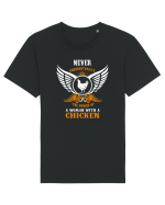 CHICKEN LADY Tricou mânecă scurtă Unisex Rocker