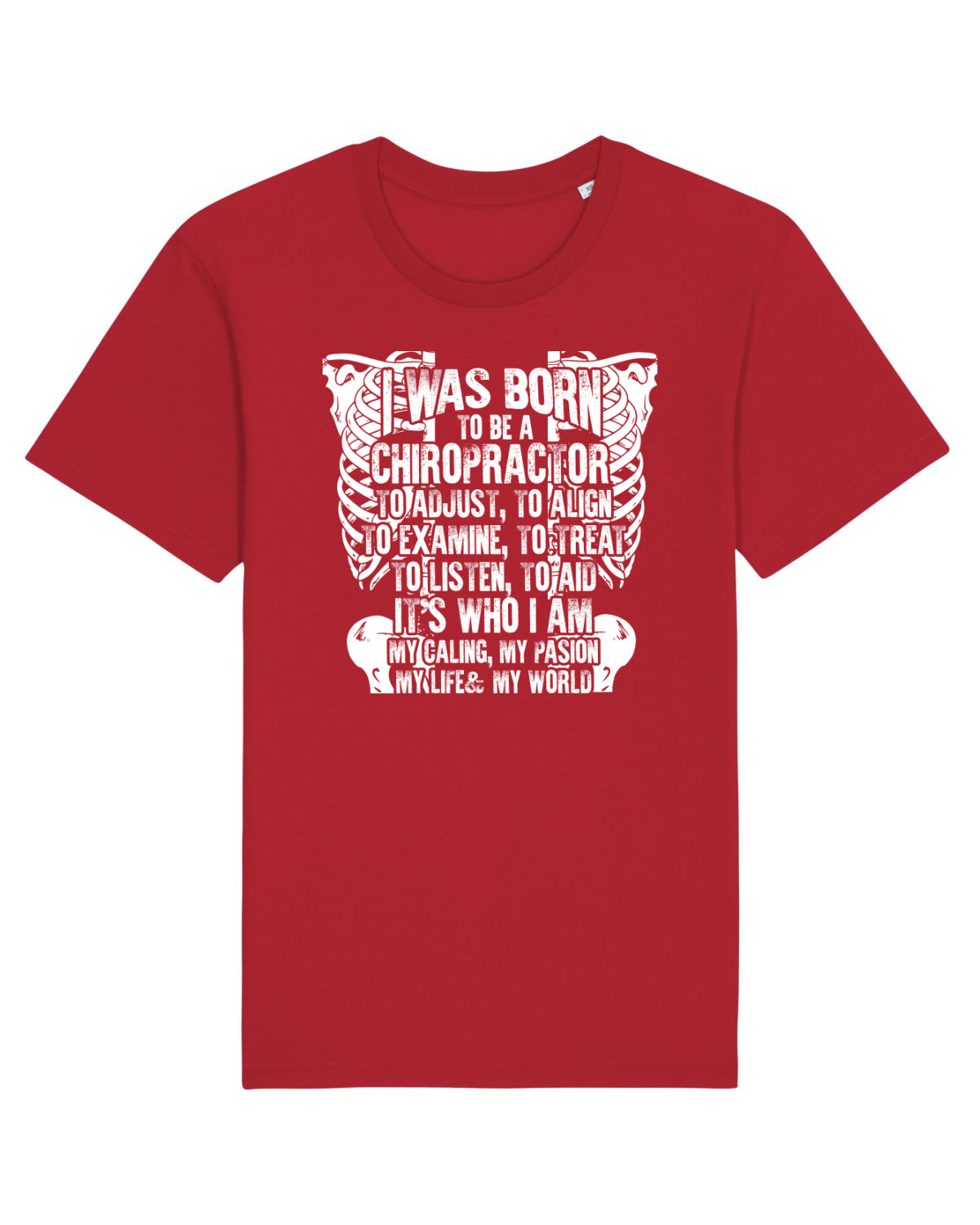 Tricou mânecă scurtă Unisex Rocker Red