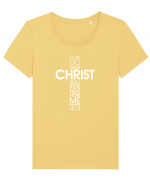 CHRIST Tricou mânecă scurtă guler larg fitted Damă Expresser