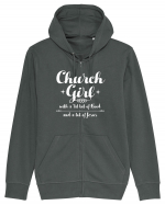 CHURCH GIRL Hanorac cu fermoar Unisex Connector