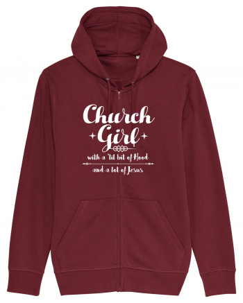 CHURCH GIRL Burgundy