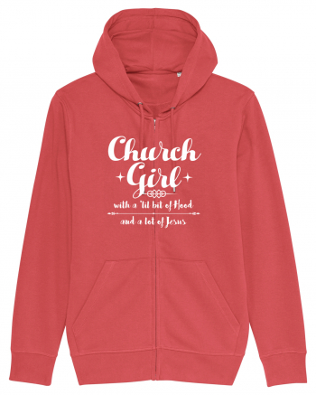 CHURCH GIRL Carmine Red