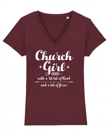 CHURCH GIRL Burgundy