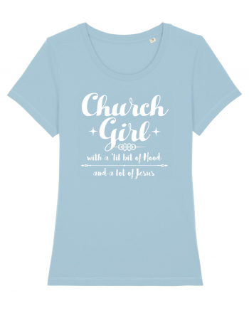 CHURCH GIRL Sky Blue