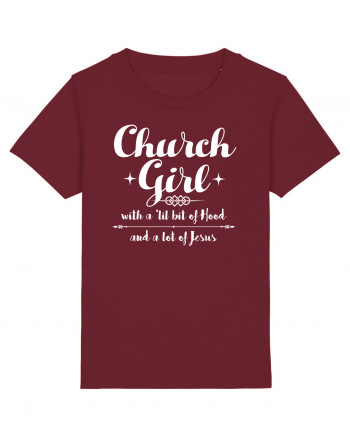 CHURCH GIRL Burgundy