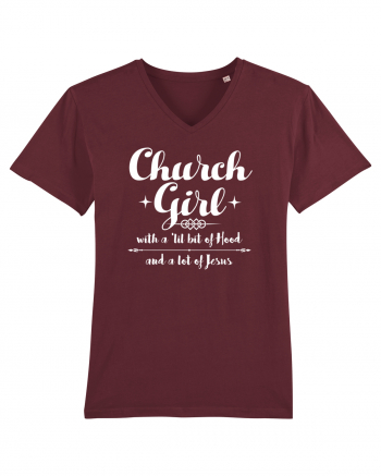 CHURCH GIRL Burgundy