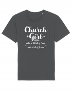 CHURCH GIRL Tricou mânecă scurtă Unisex Rocker