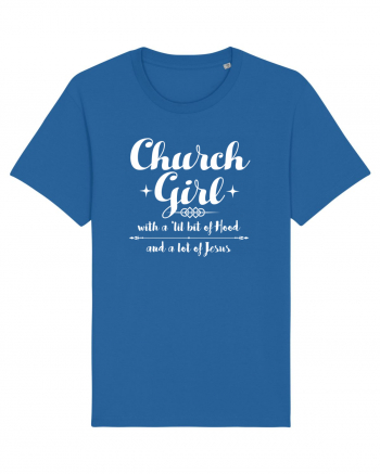 CHURCH GIRL Royal Blue