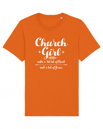 CHURCH GIRL Bright Orange