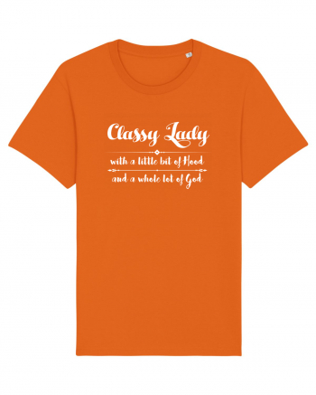 CLASSY LADY Bright Orange