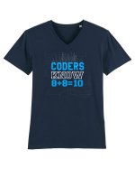 CODERS Tricou mânecă scurtă guler V Bărbat Presenter