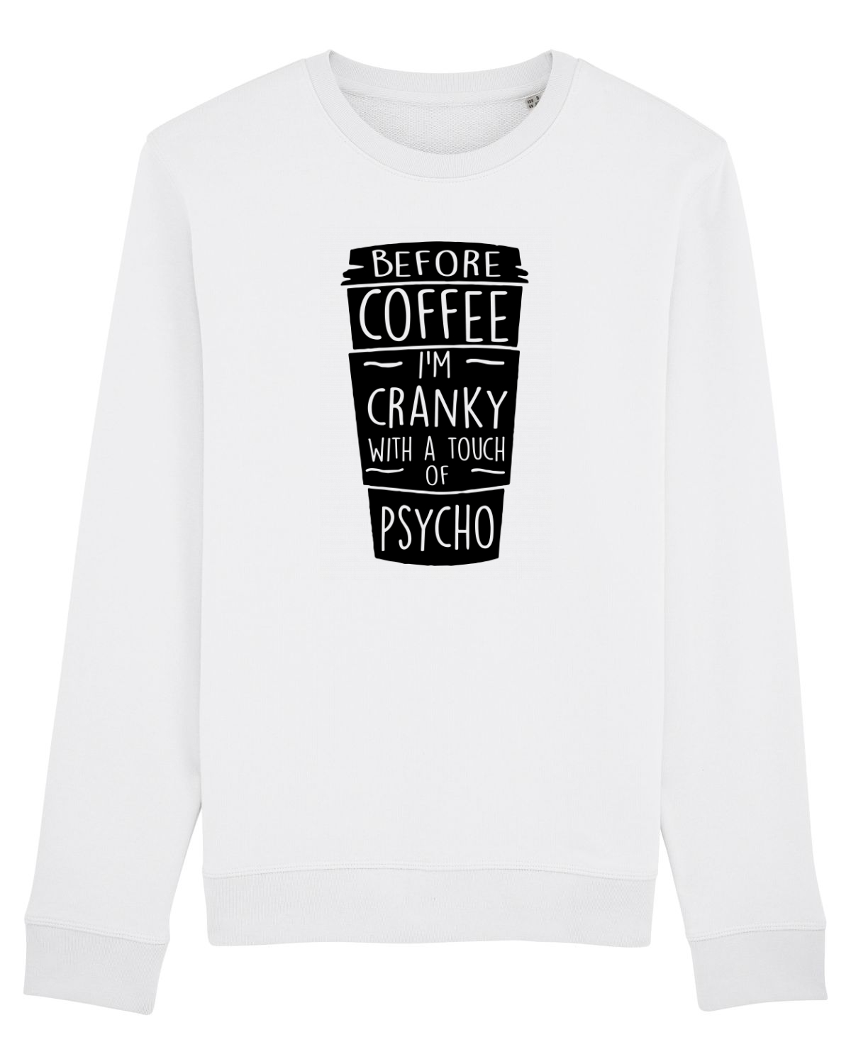 Bluză mânecă lungă Unisex Rise White