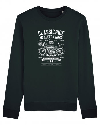 Classic Ride Moto White Black