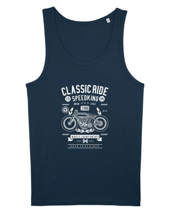 Classic Ride Moto White Navy