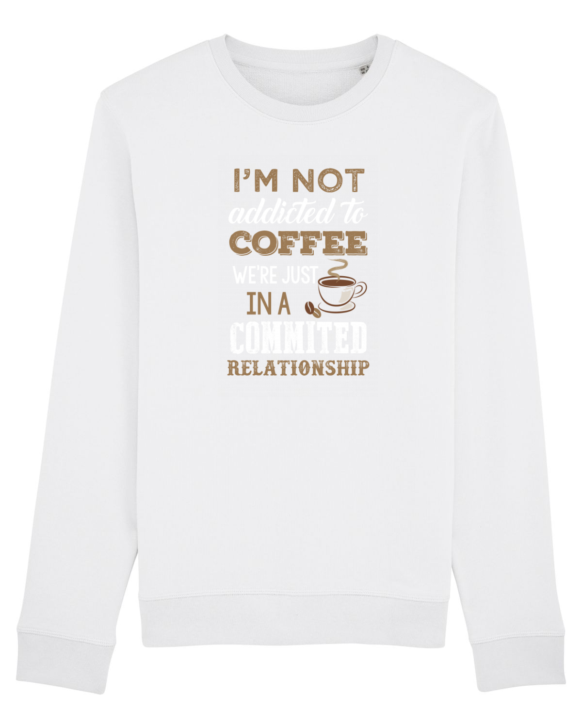 Bluză mânecă lungă Unisex Rise White