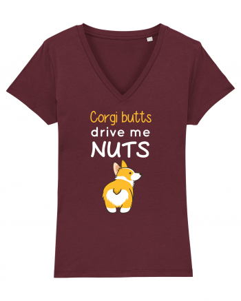 CORGI BUTTS Burgundy