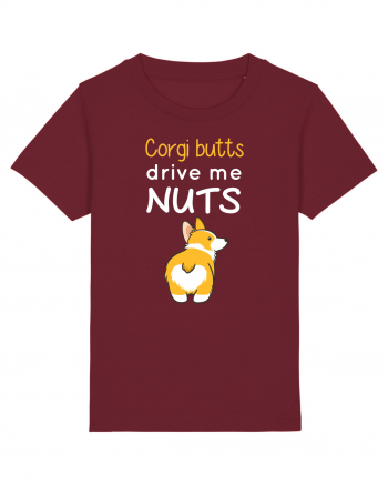 CORGI BUTTS Burgundy