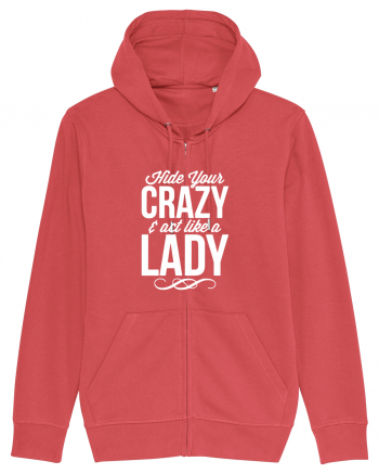 CRAZY LADY Carmine Red