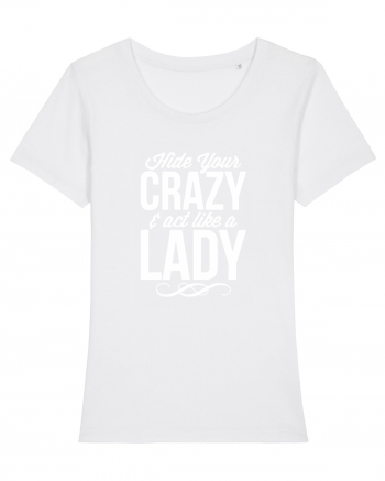 CRAZY LADY White