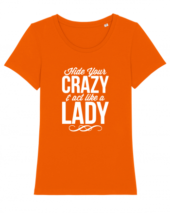 CRAZY LADY Bright Orange