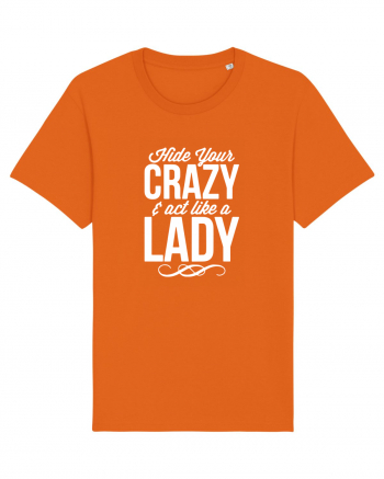 CRAZY LADY Bright Orange