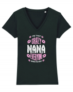 NANA Tricou mânecă scurtă guler V Damă Evoker