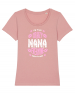 NANA Tricou mânecă scurtă guler larg fitted Damă Expresser