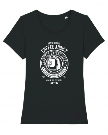 Coffee Addict White Black