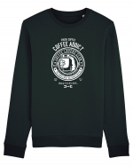 Coffee Addict White Bluză mânecă lungă Unisex Rise