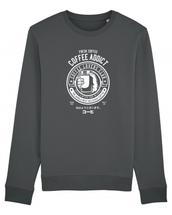 Coffee Addict White Anthracite