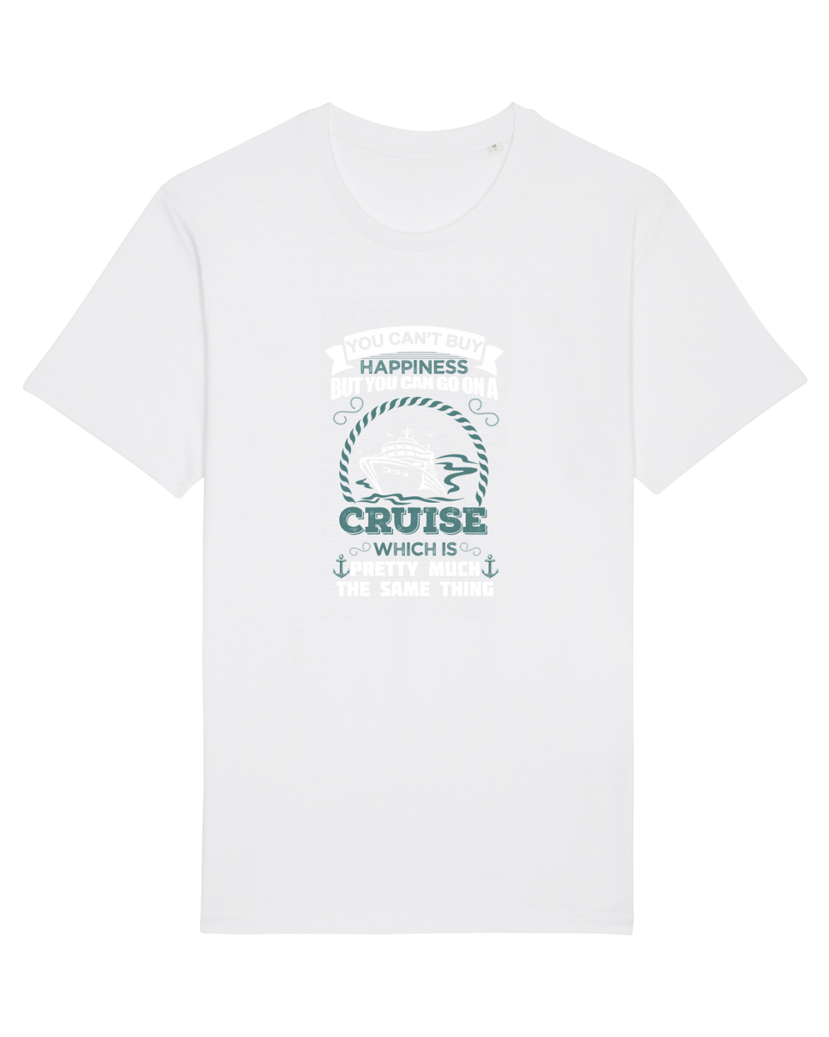 Tricou mânecă scurtă Unisex Rocker White