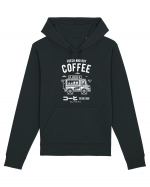 Coffee Van Japanese White Hanorac Unisex Drummer