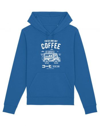 Coffee Van Japanese White Royal Blue
