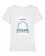 CYCLING Tricou mânecă scurtă guler larg fitted Damă Expresser