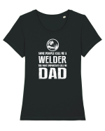 WELDER Tricou mânecă scurtă guler larg fitted Damă Expresser